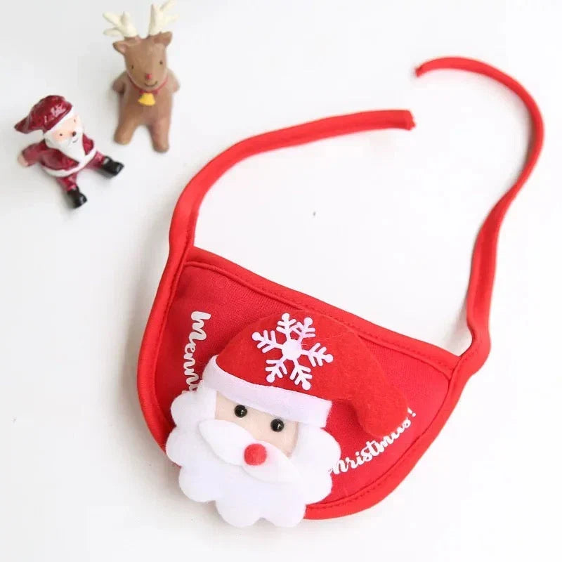 Holiday Pet Outfit (Hat + Scarf)