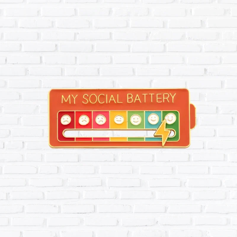 VibeMeter™ Social Battery Pin