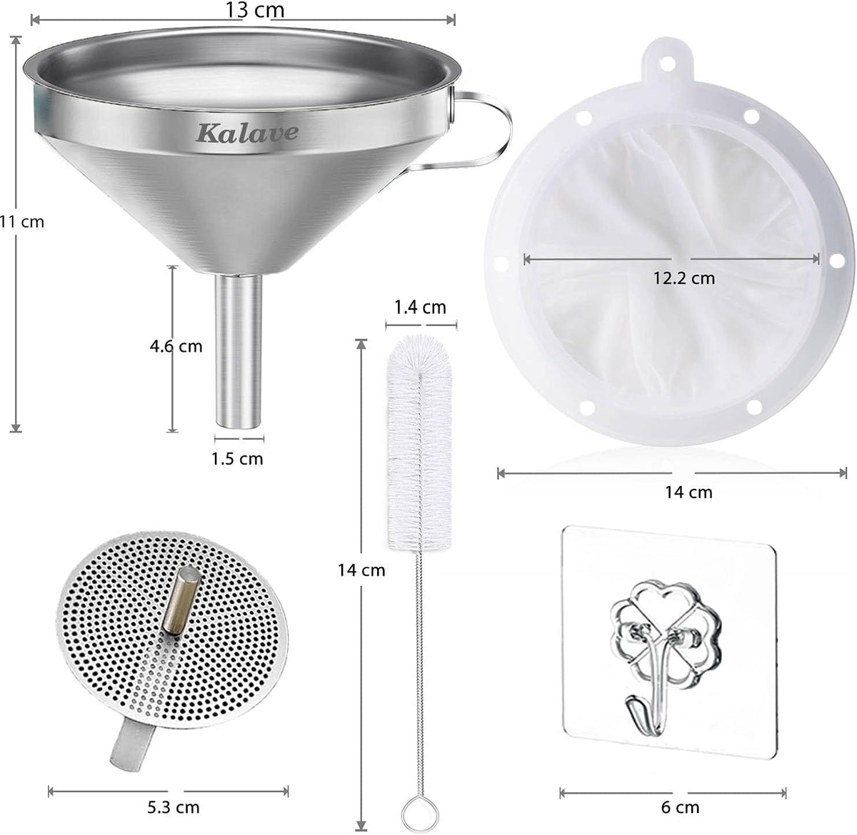Premium Stainless Steel Funnel