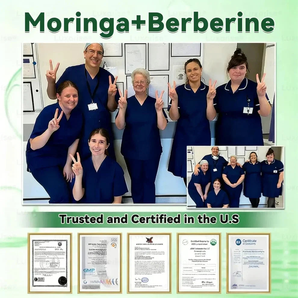 Moringa & Berberine 10-in-1 Advanced Nano Microneedle Patch
