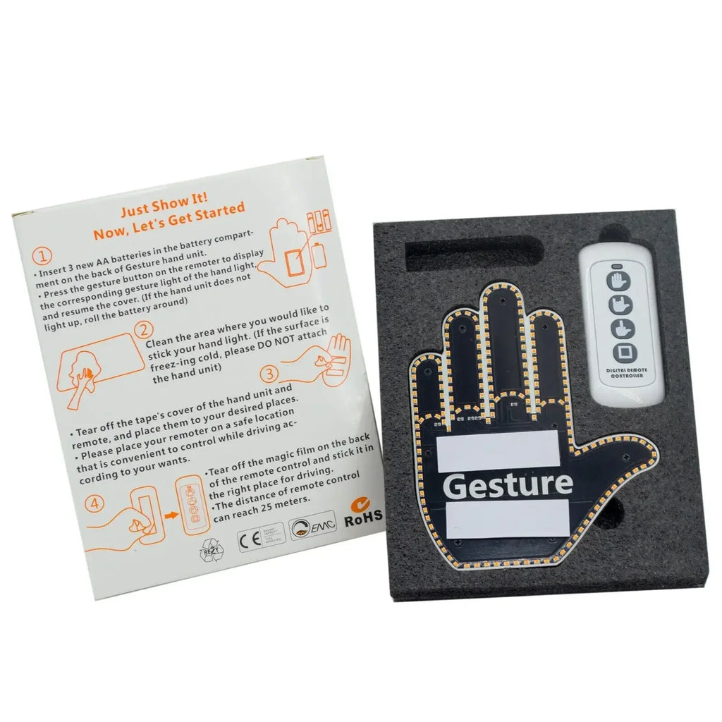 The GloGesture™ - Led Hand Sign